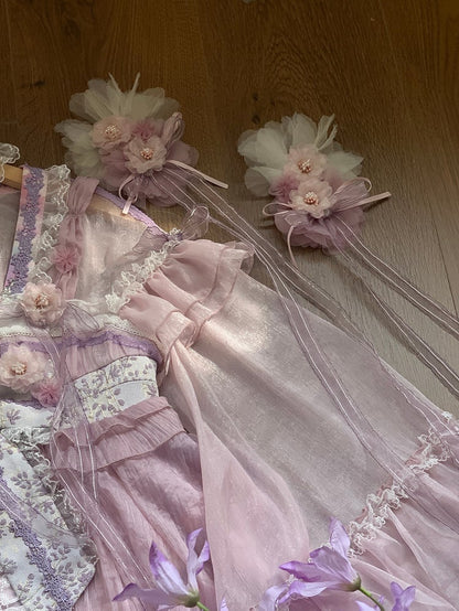 Hairclip Floral Pink-Purple