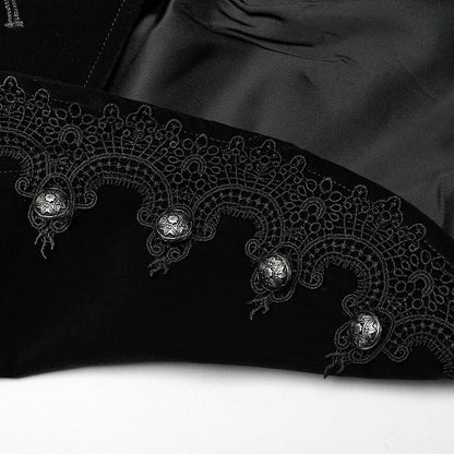 Coat New Style Gothic Chinese Black