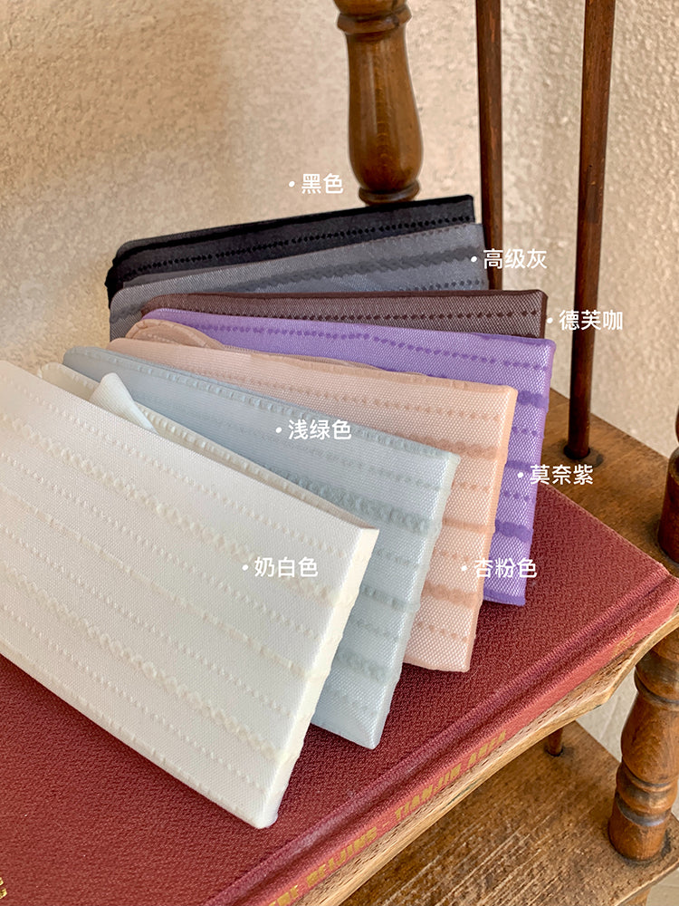 Jacquard / Striped with Tea Tights Milk Black Vintage Lolita