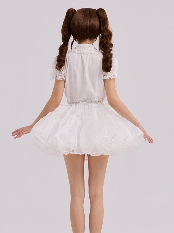 Lolita 35CM Puffy White Petticoat