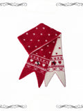 Kawaii Polka Dot Scarf in Red/Pink - iris de nuit