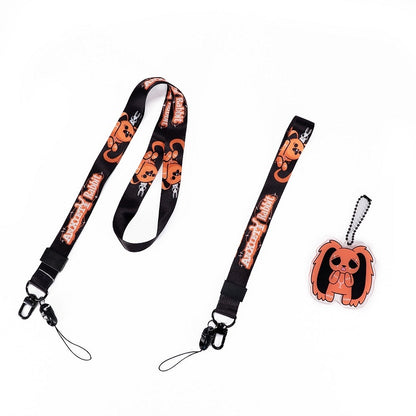 Guro Bunny Lanyard Kawaii 10 Designs with Two Cartoon Keychain/Phone Options Strap Detachable