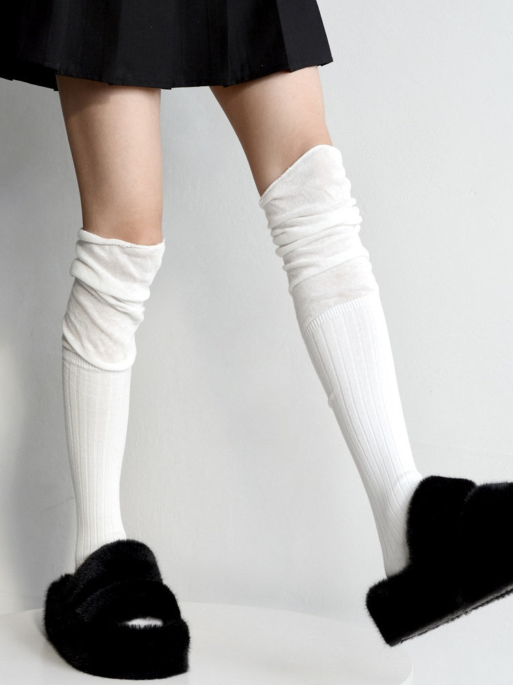 4 Colors Minimalist Loose Stockings