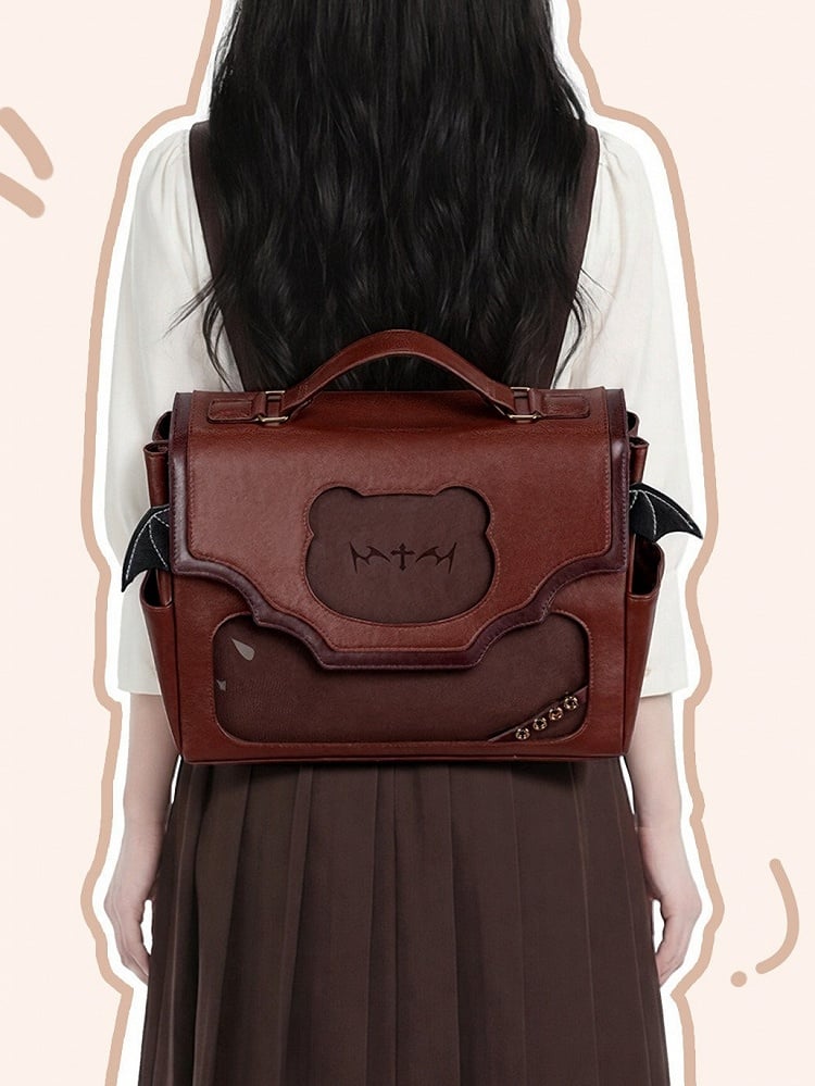Ailes de sac Ita Ours Brun - thejunco