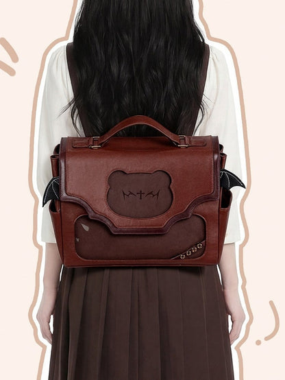Ailes de sac Ita Ours Brun - thejunco