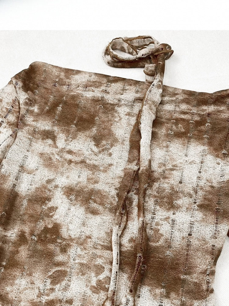 Millard with Dye - Scarf Long Tie Coffee Set Fashion Design Top Sleeves