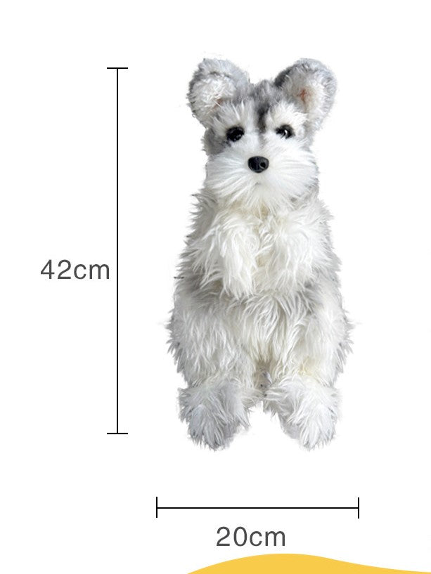 Dog Options 2 Plush Backpack/Crossbody Realistic Bag