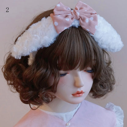 ホワイトKC 蝶結び耳ウサギの詳細