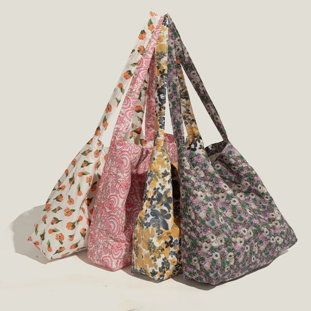 Colors Bag Pattern 4 Floral Canvas