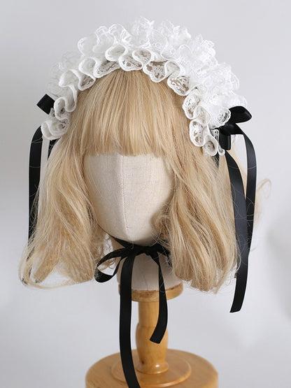 Color Details Sweet Options Ruffled Lolita Bowknot 9 Hairband