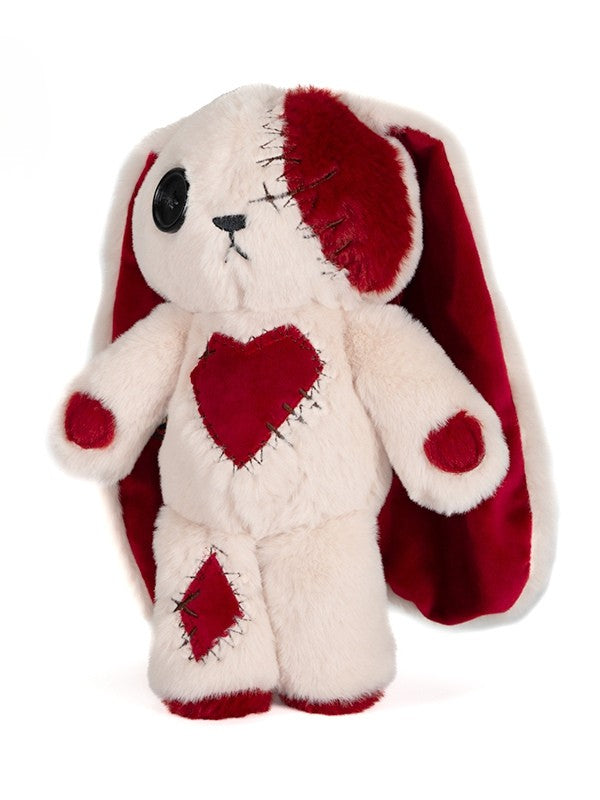 Canvas One-Eyed A with Plush Kawaii Bag White Bunny Guro Red