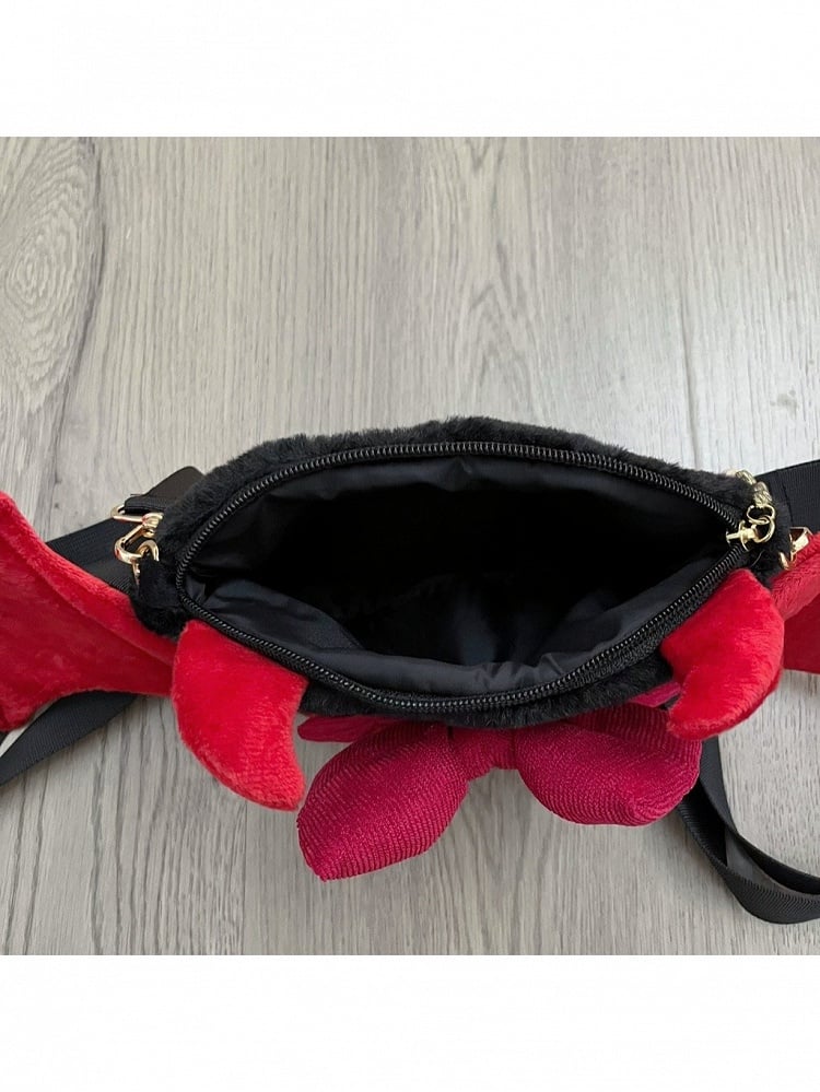 Double Shoulder Wing Bag with Bow Embellishment - Magic Diary