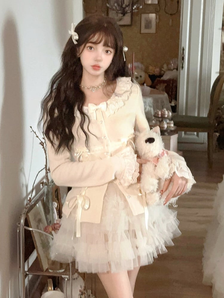 With Skirt Tiered Mini Tulle Shorts Lining White Puffy