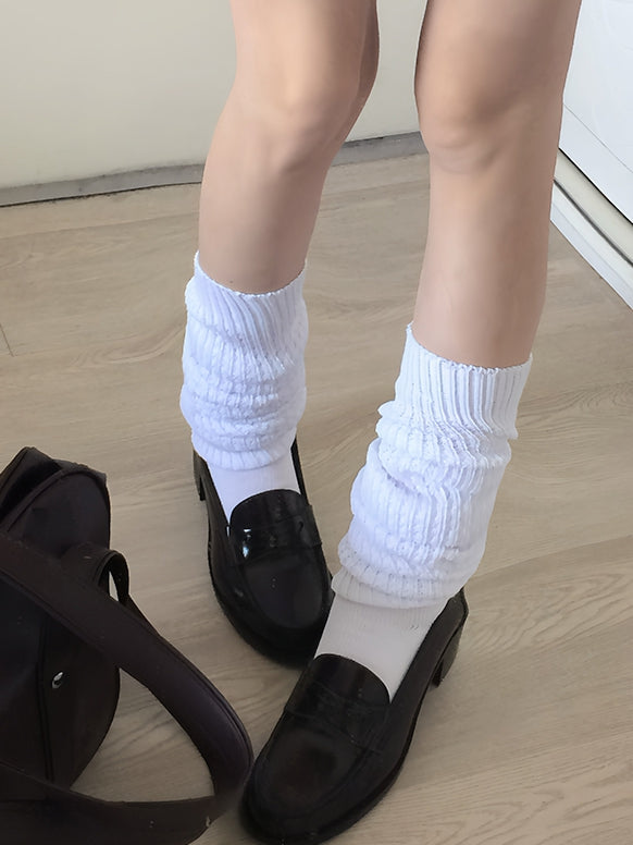 Uniform Calf JK 60CM/100CM Socken Stricklänge Weiß
