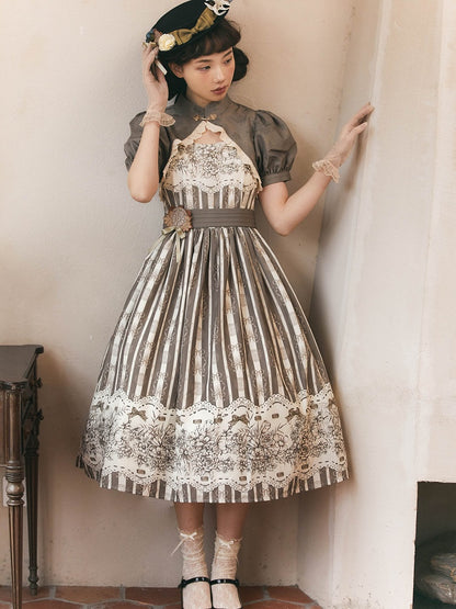 Puff Brown Sleeevs Bolero