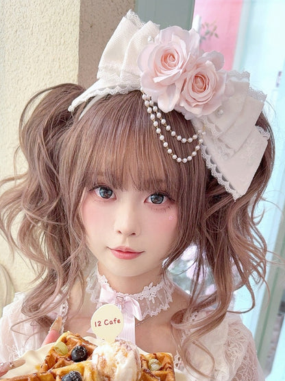 2 Options Design Charm Beaded Floral KC Bowknot