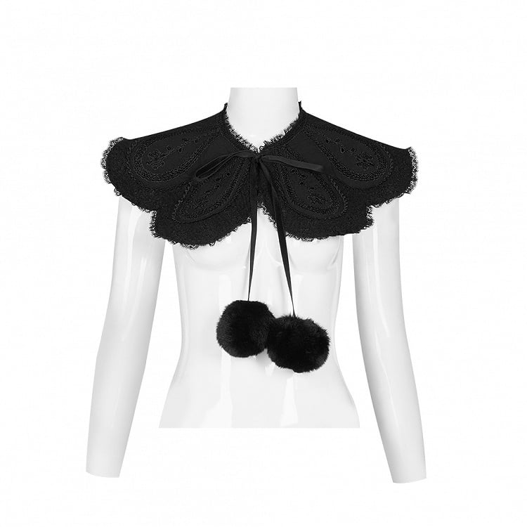 Black Gothic Woollen Coat