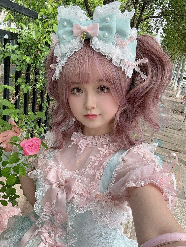 Decorated Color KC Beaded Lace Trim Options 3 Bowknot