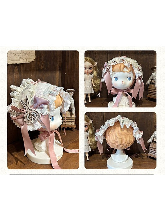 Elegant Lolita Hairband with Pink Bowknot - Treasure House