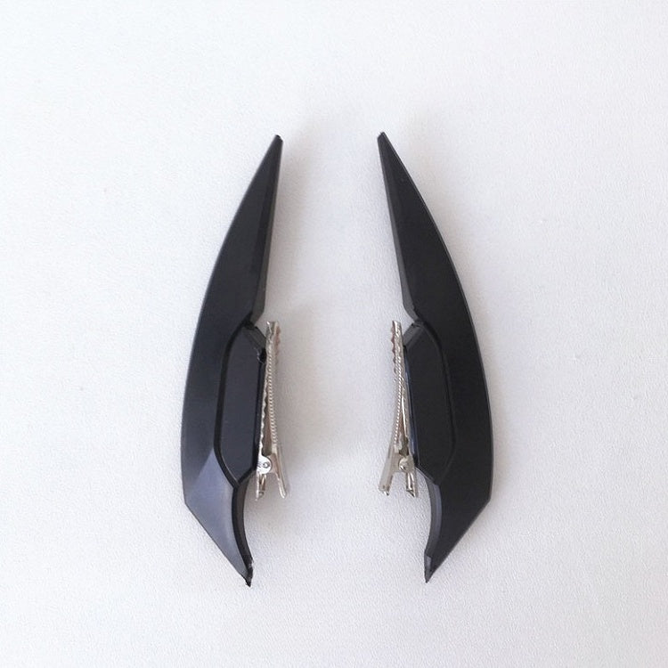 Gray/White/Blue/Black Hairclips Pointed Cyberpunk Horn Fashion