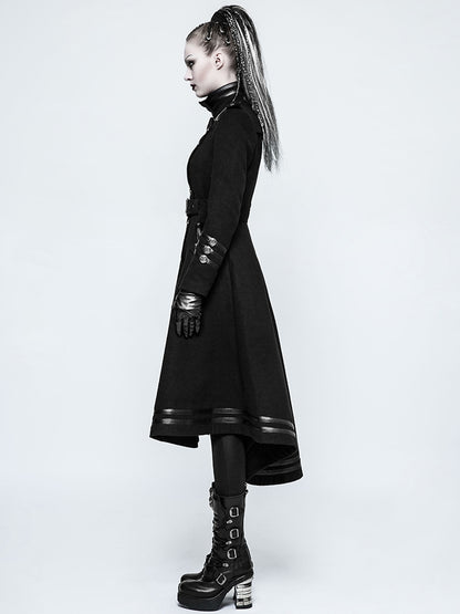 Worsted Military Women's Coat Black Uniform