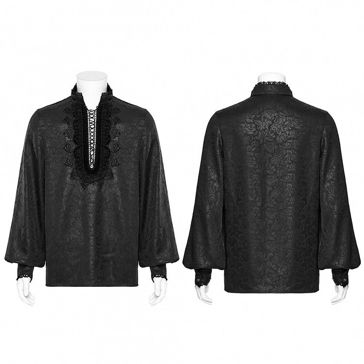 Black Men's Gothic Shirt