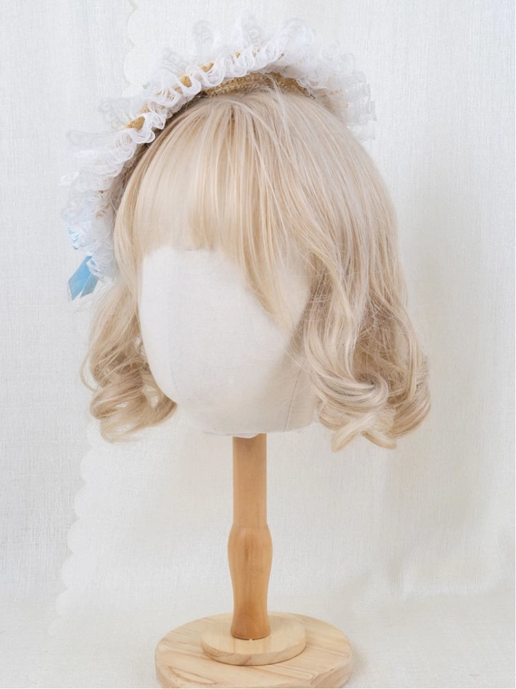 4-Color Lolita Straw Mini Hat