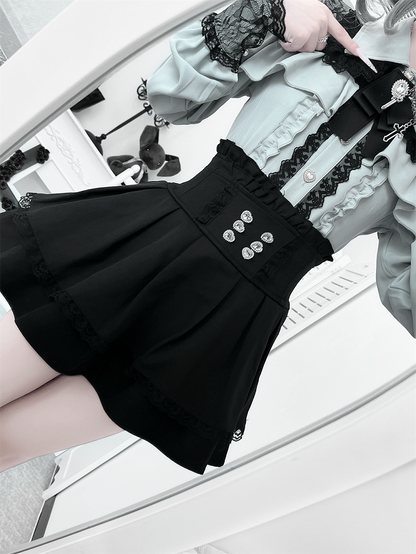 Detail Jirai Cutout in Style | Dusty Kei Blouse Green