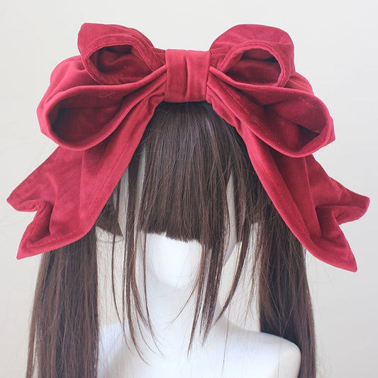 ボウベルベットビッグKCレッド