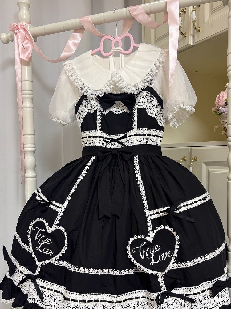 ベージュのパフホワイトシャツ半袖 /