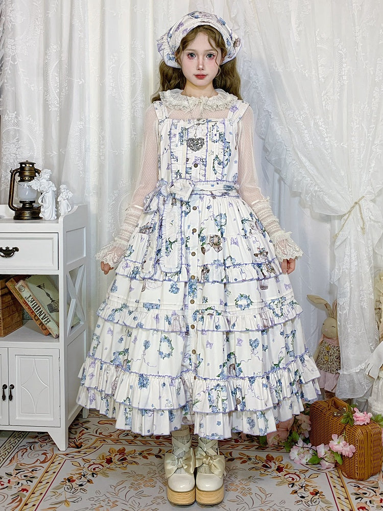 Dreieckiger Schal mit Katzenohren und Kätzchenmotiv