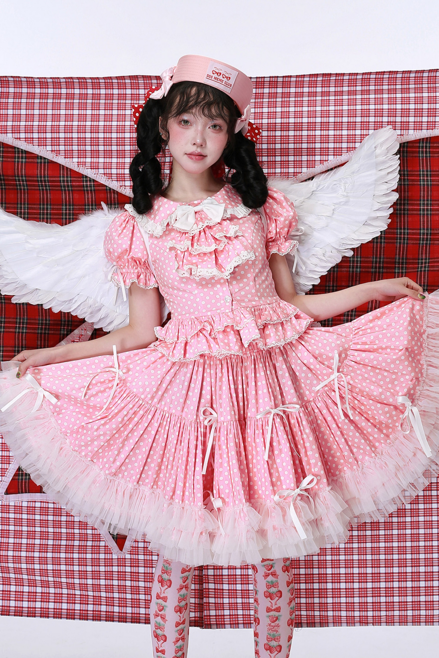 Mittel ausgestellter Retro-Pop-Rock