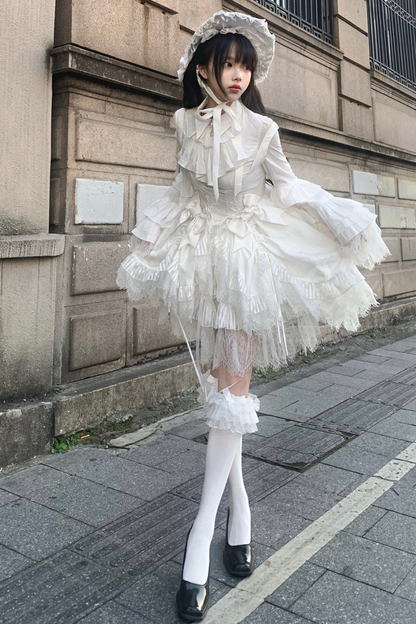 Feather Style Blouse Gothic Lolita Spider