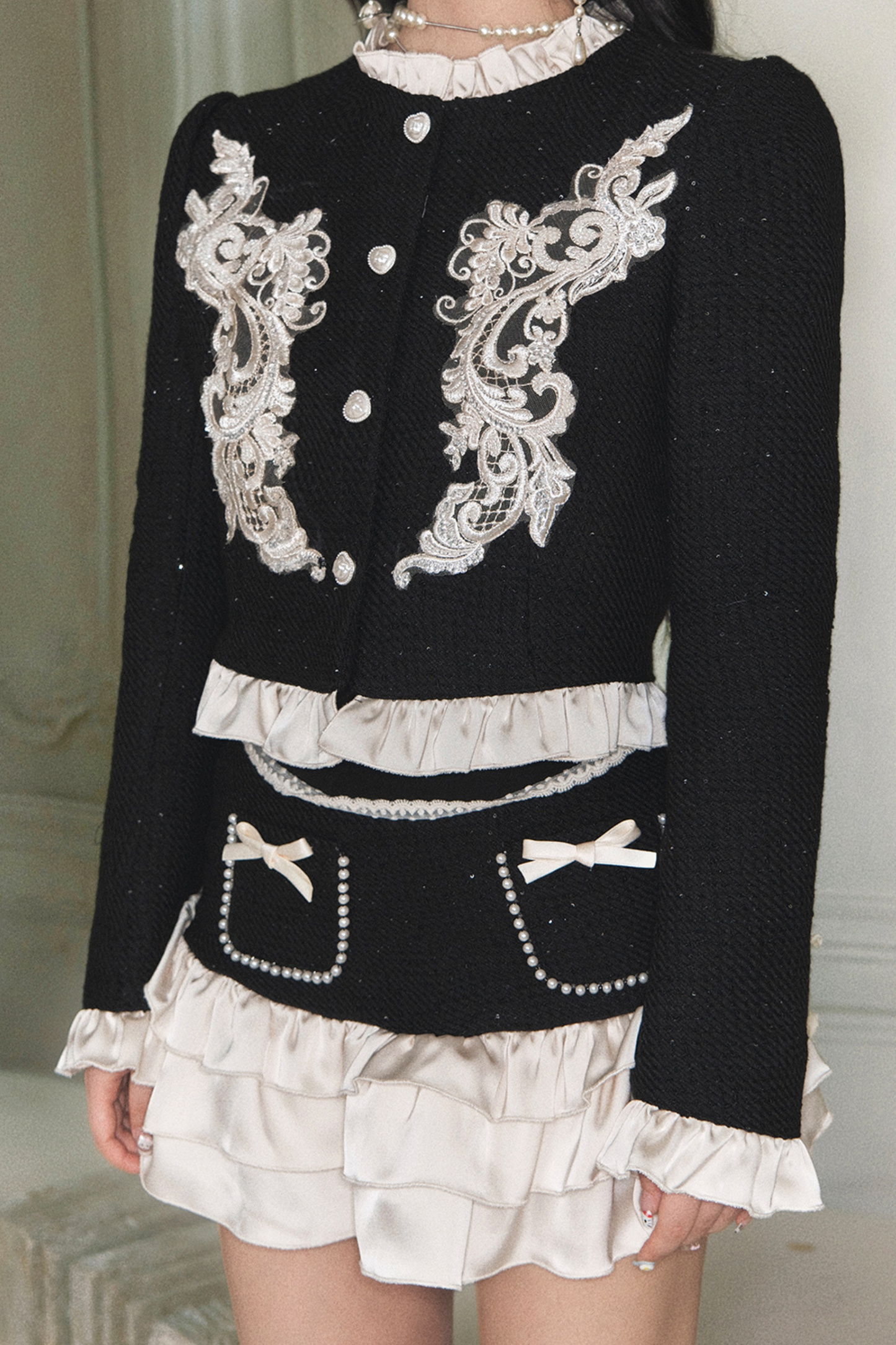 ジャケット彫刻レトロバロック