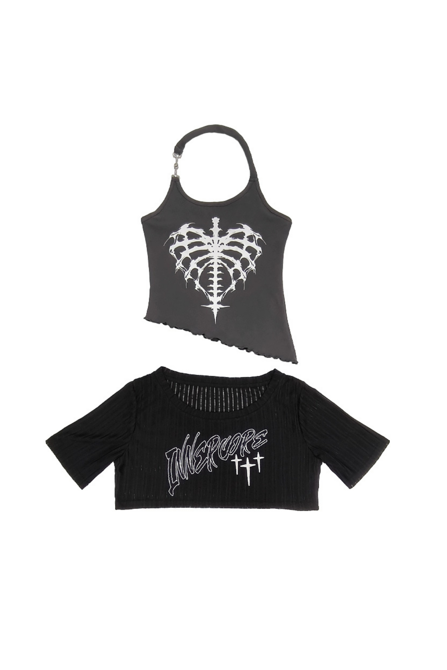 and Y2K smock Light skirt vest Asian