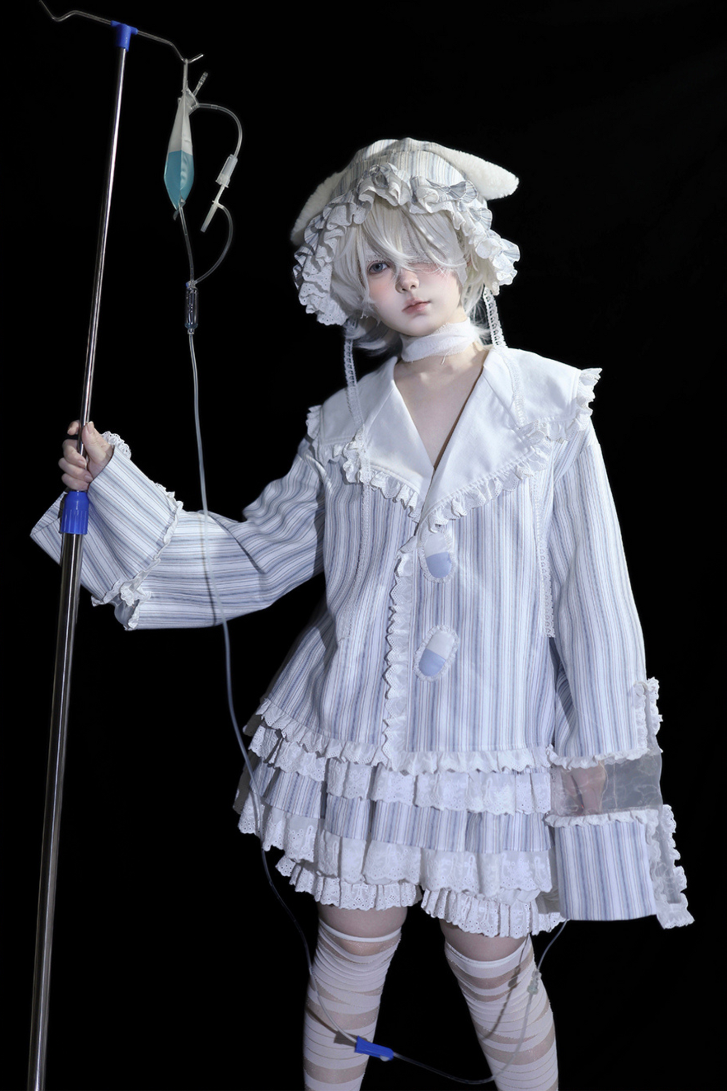 21 Tops Band Eye Subculture for Stripe the Around Angels reservations: Shorts Mask World👼Medical June Deadline Night Hair + Hat