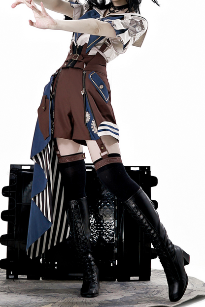 ボーイッシュセットアップスチームパンクプリンス