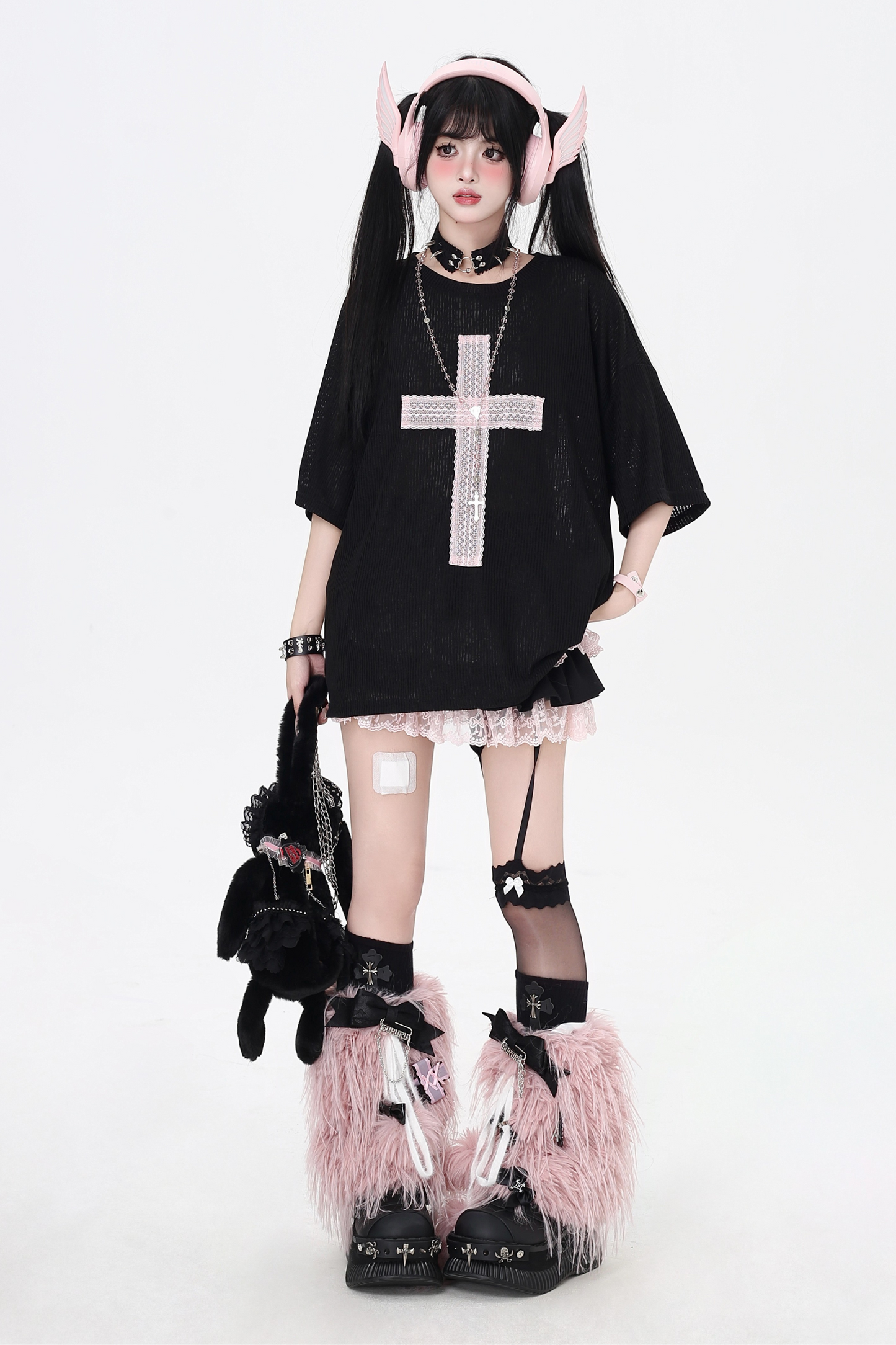 クロストップスパッチルーズサブカルチャー