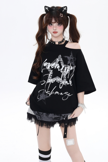 American Sweet Design Top Starry Strapless Cool