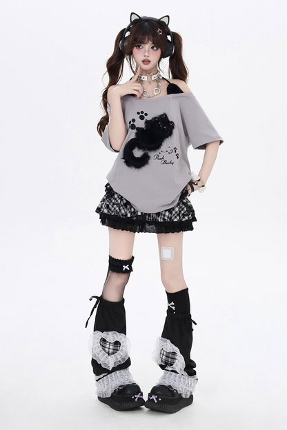 コージーキャット コール カジュアル Tシャツ