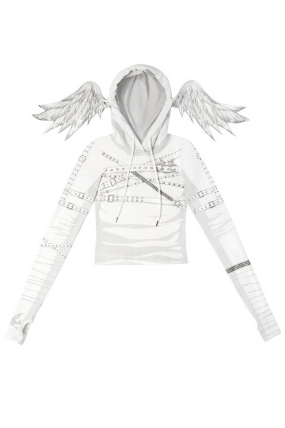 Y2K Tops Wing Angel