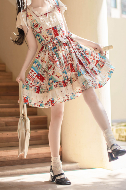 シャツポップベストレトロ+スカート