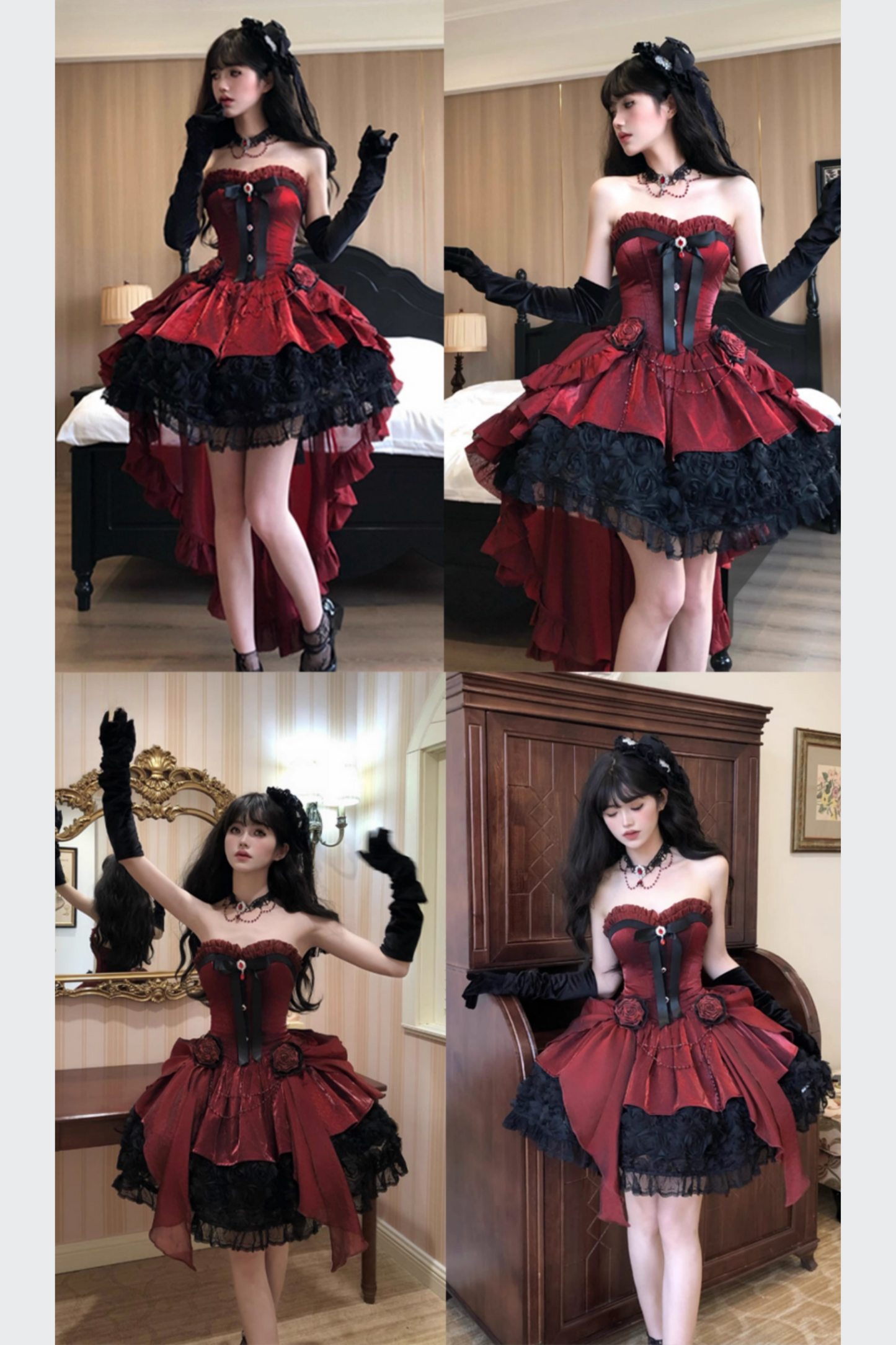 Set reservations: Trailing Gothic for Elegant Gorgeous Deadline 28th Rose April + Version Dress