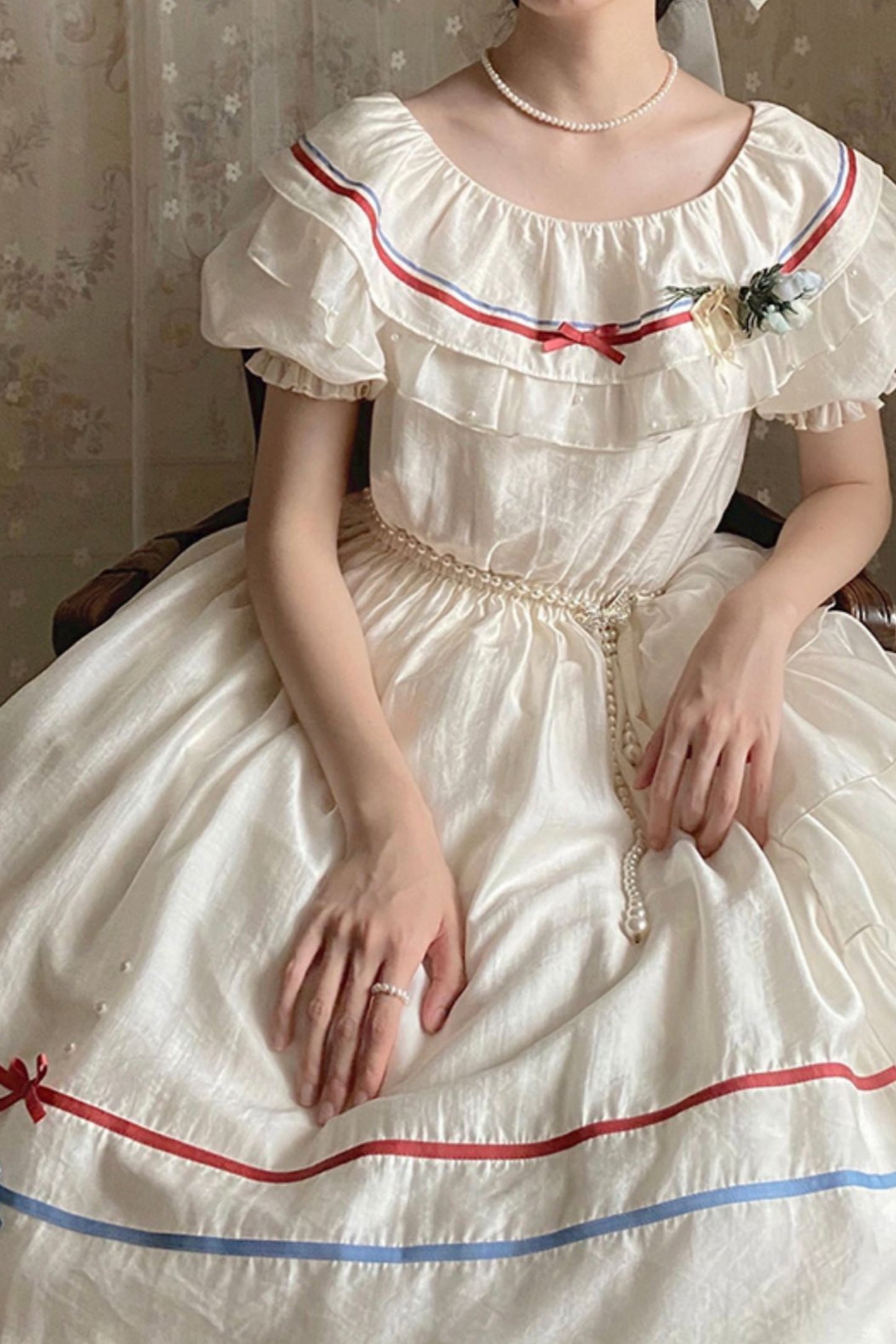 Lolita Dress Flared Volume Little