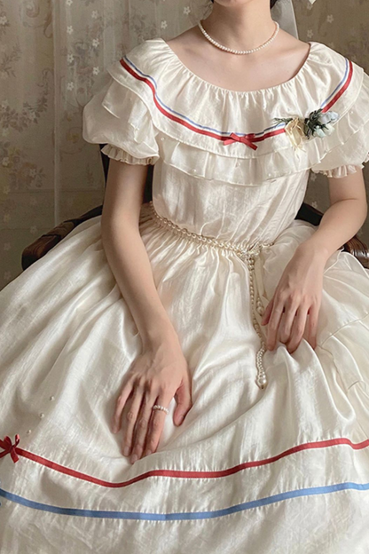 Lolita Dress Flared Volume Little