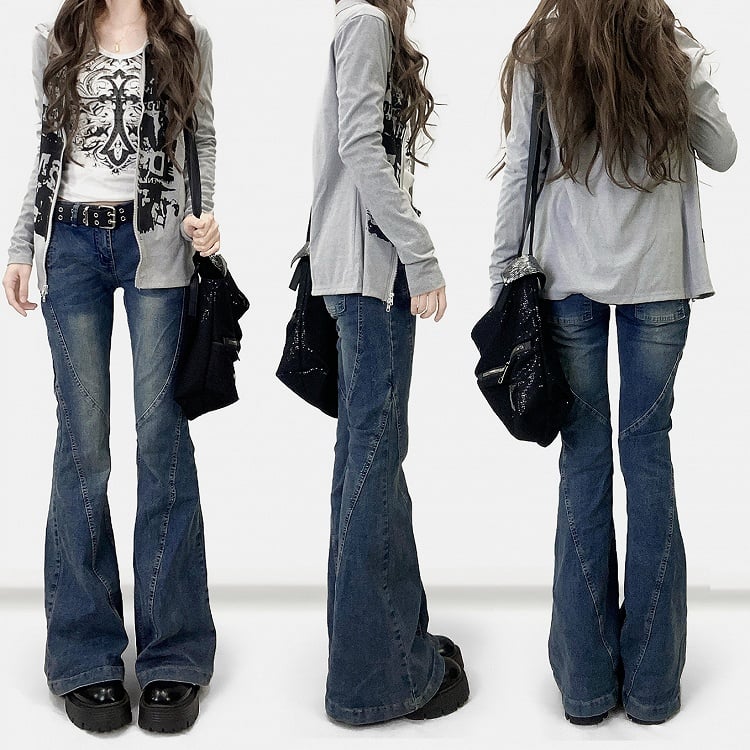 Jacke Bittersweet Print Design Grau