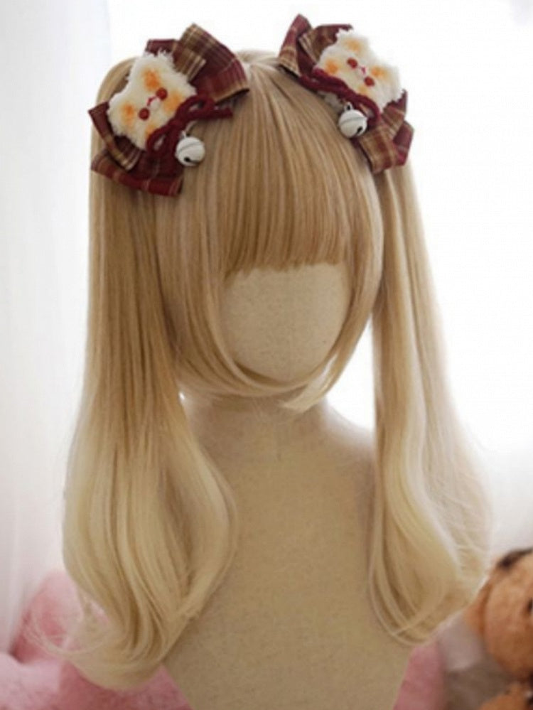 Light Blonde Ombre Ponytail Claw Clips
