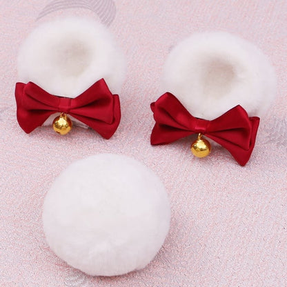 Colors Clips of Cute Pair A Lolita Bear Plush 8 Set Ear Tail + Hair