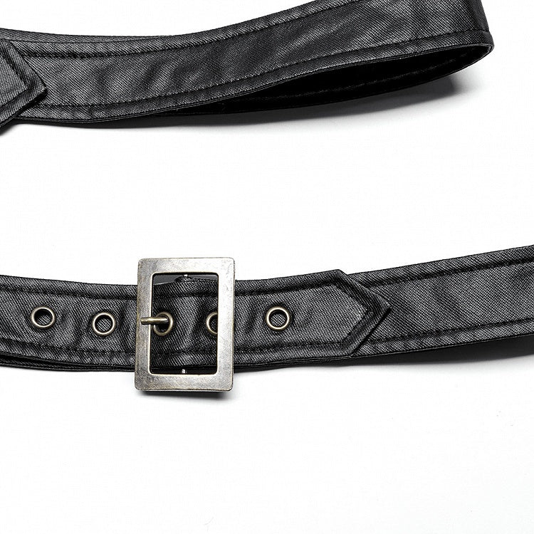 Black Brown Punk Handsome One-Arm Jacket