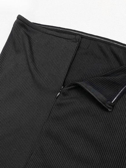 Glamorous With Sleeveless Slit Bittersweet Dress BlavkBlue Knee-high Blue Camisole